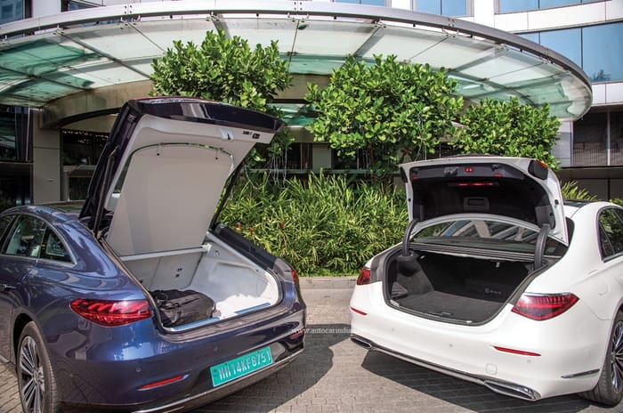 Mercedes-Benz S 350d and EQS 580: the 'S' factor